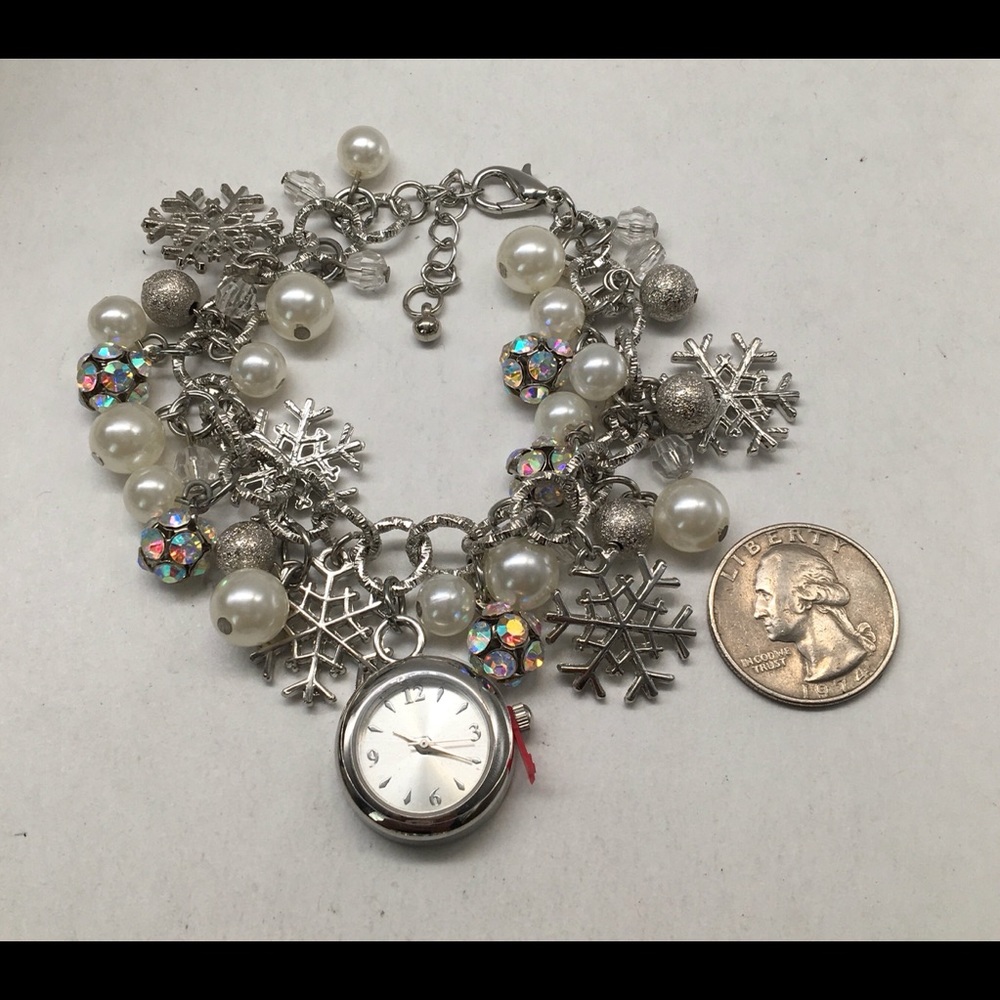 Snowflakes Charms Watch Bracelet - image 2